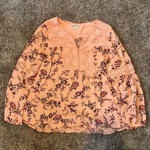 Ruff Hewn Floral Lace Blouse XLP